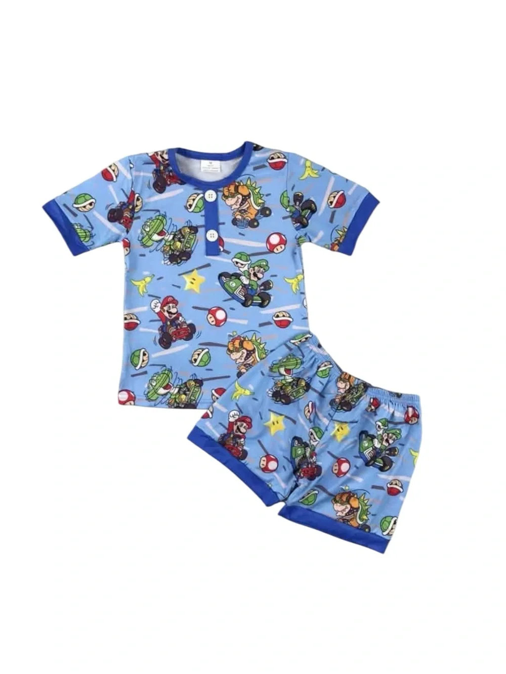 New Super Mario Boys Two-Piece Short Set Universal Studio Parks Outfit Boutique